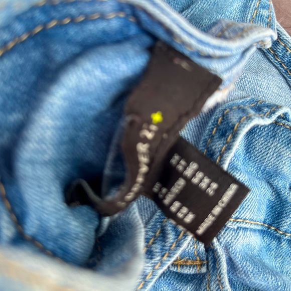 Forever 21 Short Denim Jean Overalls 3XL - Picture 3 of 5